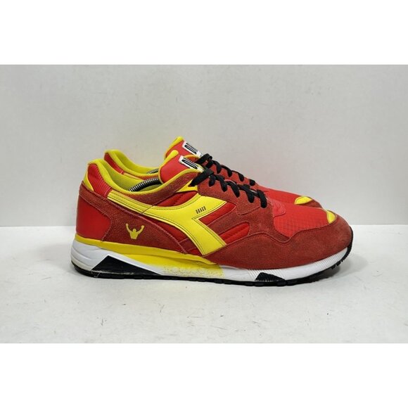 Diadora N9002 Rocky x Drago Men’s Size 13 Limited Edition Red Suede Shoes - Picture 1 of 8
